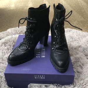 STUART WEITZMAN COMBAT BOOTS